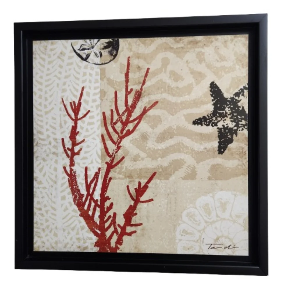 Tandi Venter Coral Impressions Framed Canvas Wall Art